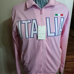 B&B Italia Pink Varsity Jacket